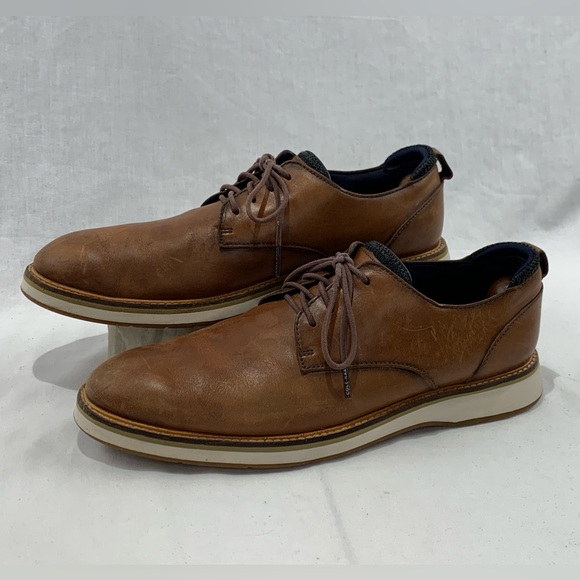 Cole Haan Osborn Plain Toe Derby British Tan Leather/ Ivory Shoes Men’s Size 9 M main image 6